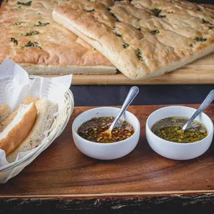 Che Gaucho Chimichurri and focaccia bread