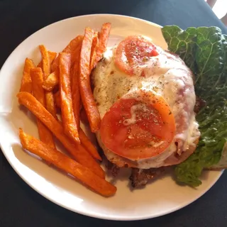 Beef Milanesa a la Napolitana