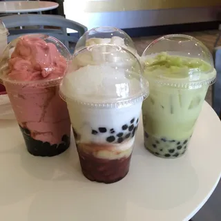 M14. Honeydew Milk Tea