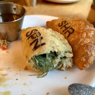 Spinach empanadas