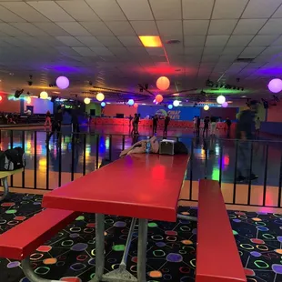 The beginning of a Saturday night crazy fun