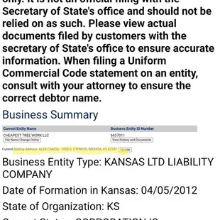 Corporation status delinquent. Jokes about putting liens on your property before even doing service. Super unprofessional. Caution.