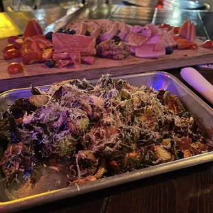 Brussels and charcuterie board
