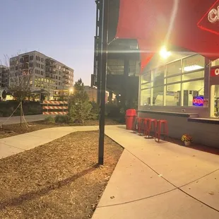 Right off the rail  trail