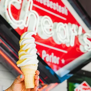 Soft serve ice cream at Cheat's!