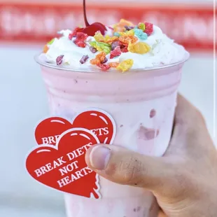 Thicc Milkshake Dessert made from any 2 ice cream flavors