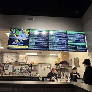 interior, sushi and sashimi