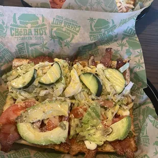 Sensi Kush (BLT) with cucumber and honey mustard extra B