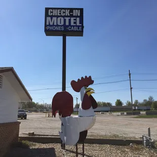 Our Chicken at the Check-In will welcome you.