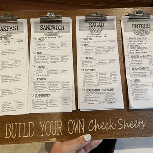 If you don't feel anything on the menu, you can craft your own meal