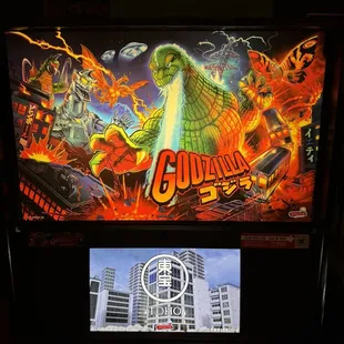 godzilla vs aliens pinball game