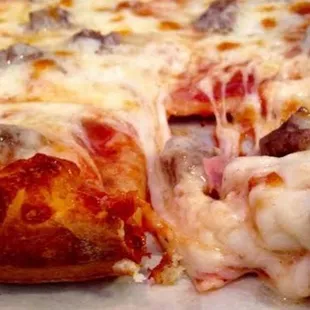 Sausage and Canadian bacon