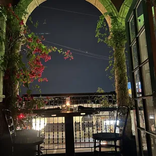 Patio seating where we also want to sit