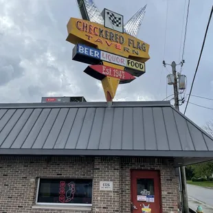 the sign for checkered flag