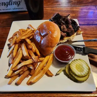 Brisket sandwich I sent back DRY AF!