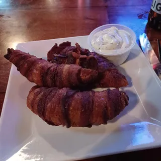 Smoked Bacon Wrapped Chicken Tenders