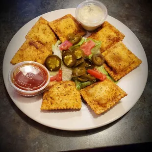 Deep fried ravioli