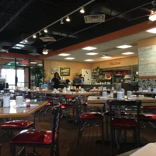 The dining room