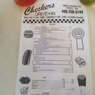 The only REGISTERED CHECKERS DRIVE IN ...   In OHIO  26 years &amp; counting