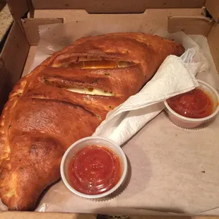 Cheese calzone