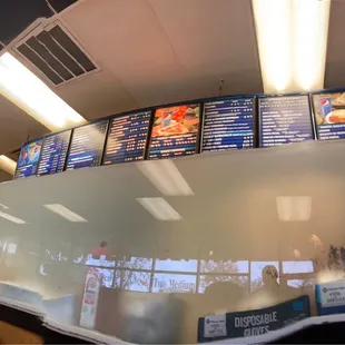 Wide shot of the menu