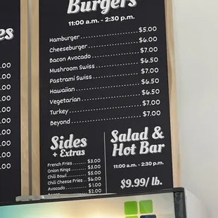 Burgers and Sides 12/27/24