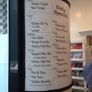 Daily Specials as of 3/4/14