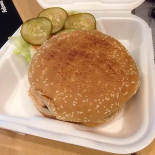 Mushroom Swiss Burger