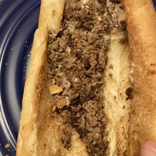 Steam and Cheese Sub