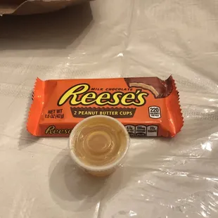 a bag of reese&apos;s peanut butter cups