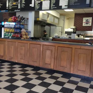 Ordering counter.