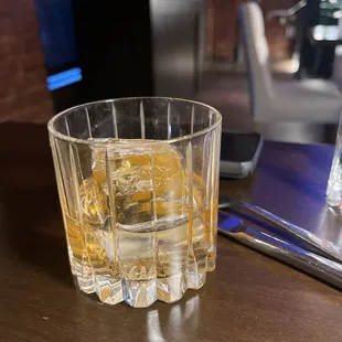 Happy hour $8 old fashioned