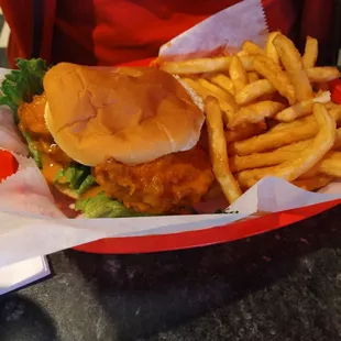 Buffalo chicken sandwich