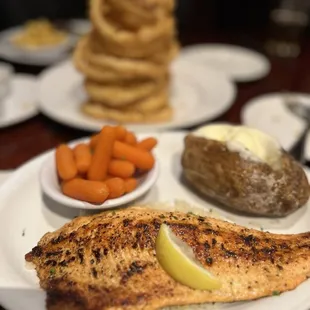 Drilled Grilled Rainbow Trout