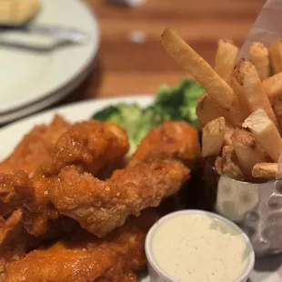 Buffalo style Chicken Tender Platter