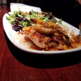 Sweet Heat Chicken and Shrimp
