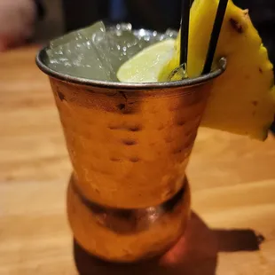Coconut pineapple mule