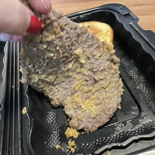 Steak without breading