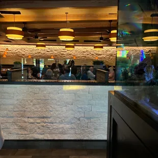 sushi and sashimi, interior
