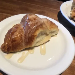 Hard honey croissant