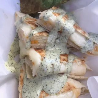 Simple Swiss Quesadilla