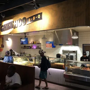 interior, sushi and sashimi