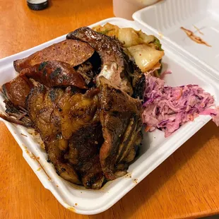 The combo plate is MASSIVE