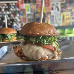 Fried chicken sandwich