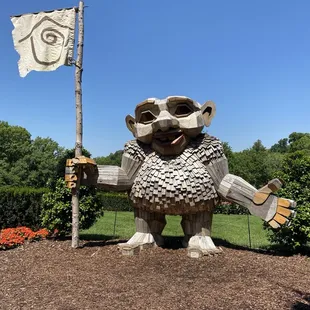 The current art installation, find all the trolls.