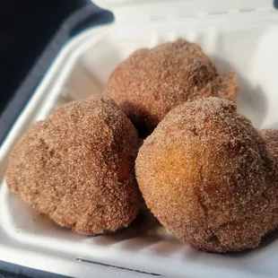 Fry bread with cinnamon sugar