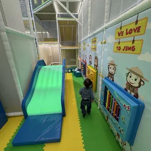 Part of the toddler area