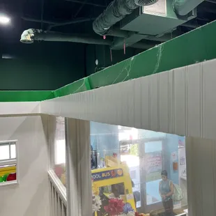 Though very affordable to bring your kids here. Cobwebs all over the play area.