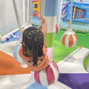 Toddler soft play area.