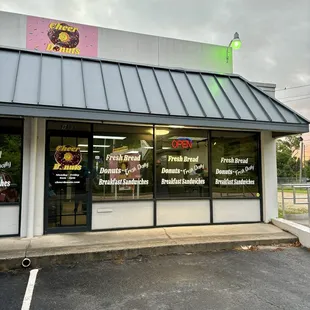 From the parking lot